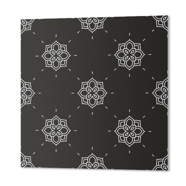 Self adhesive vinyl floor tiles Floral design