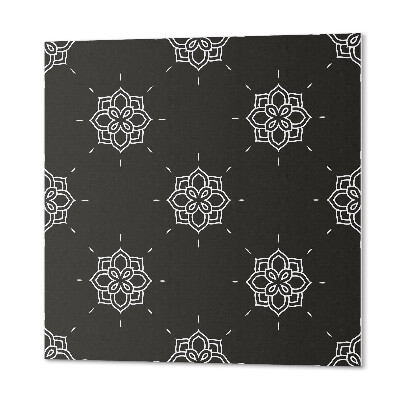 Self adhesive vinyl floor tiles Floral design