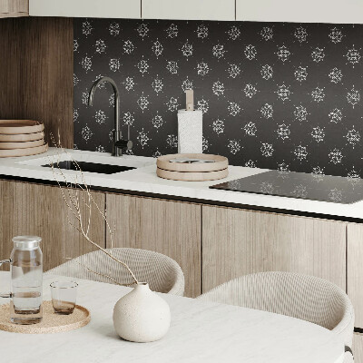 Self adhesive vinyl floor tiles Floral design