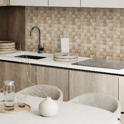 Vinyl tiles Shades of wood in the arrangement