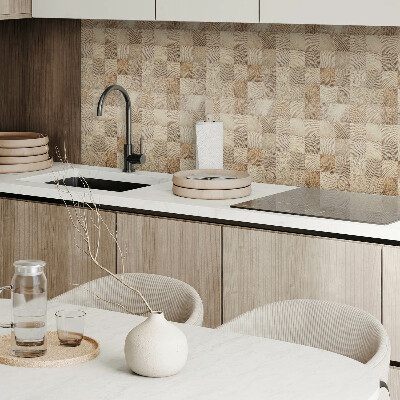 Vinyl tiles Shades of wood in the arrangement
