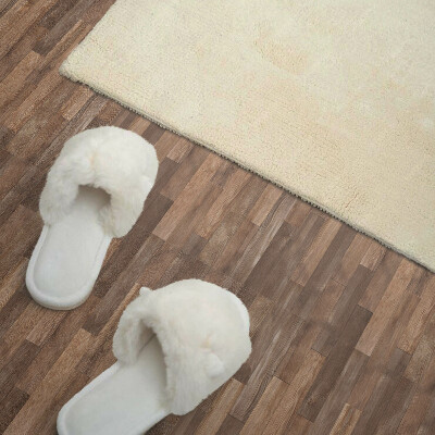 Self adhesive vinyl floor tiles Wooden floor motif