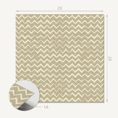 Pvc wall panels Zigzag pattern on the structure