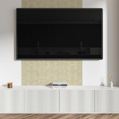 Pvc wall panels Zigzag pattern on the structure