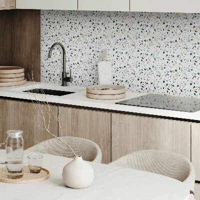 Vinyl tiles A speckled stone pattern in an elegant style