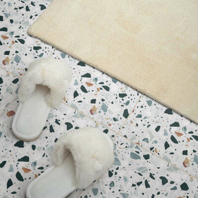 Vinyl tiles A speckled stone pattern in an elegant style