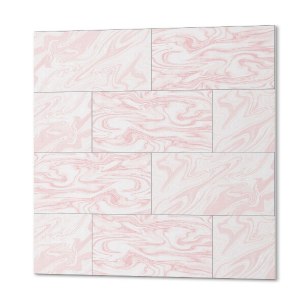Self adhesive vinyl floor tiles Stylish waves in a marble pattern