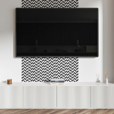 Pvc wall panels Stylish herringbone pattern