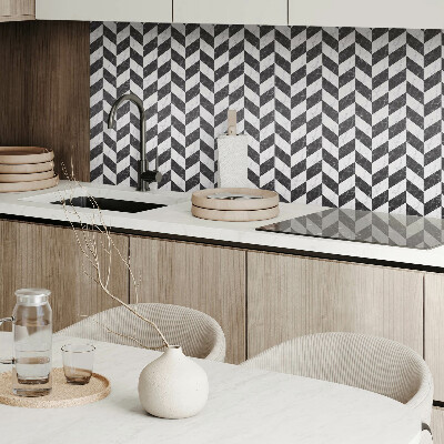 Pvc wall panels Stylish herringbone pattern