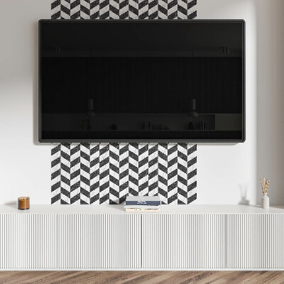 Pvc wall panels Stylish herringbone pattern