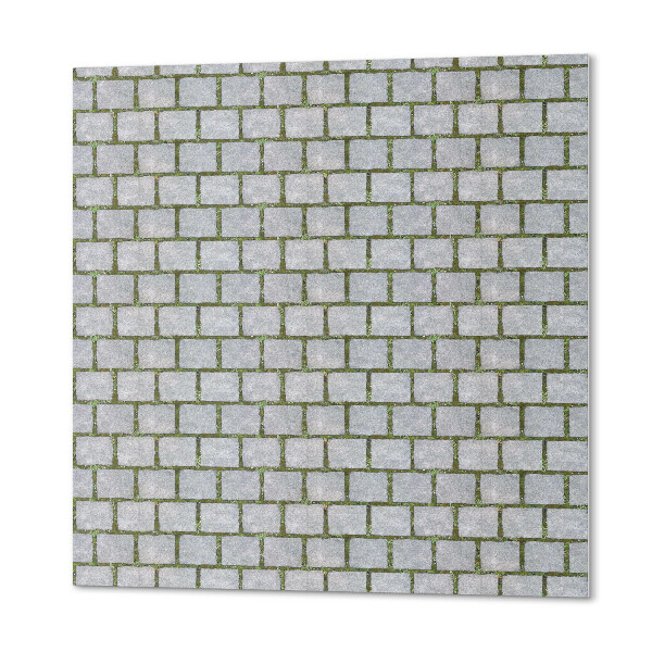 Vinyl tiles Rustic brick structure motif