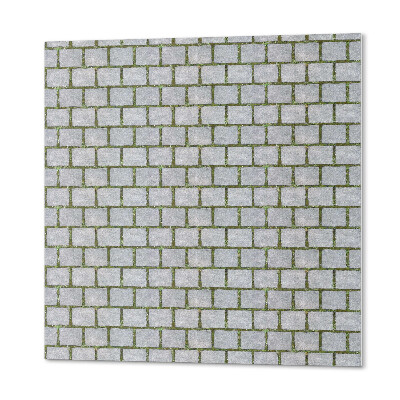 Vinyl tiles Rustic brick structure motif