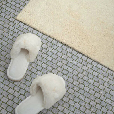 Vinyl tiles Rustic brick structure motif