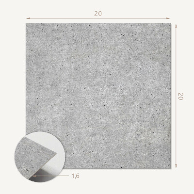 Vinyl tiles Raw concrete pattern