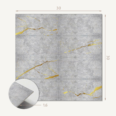 Vinyl tiles Stylish marble in an elegant version