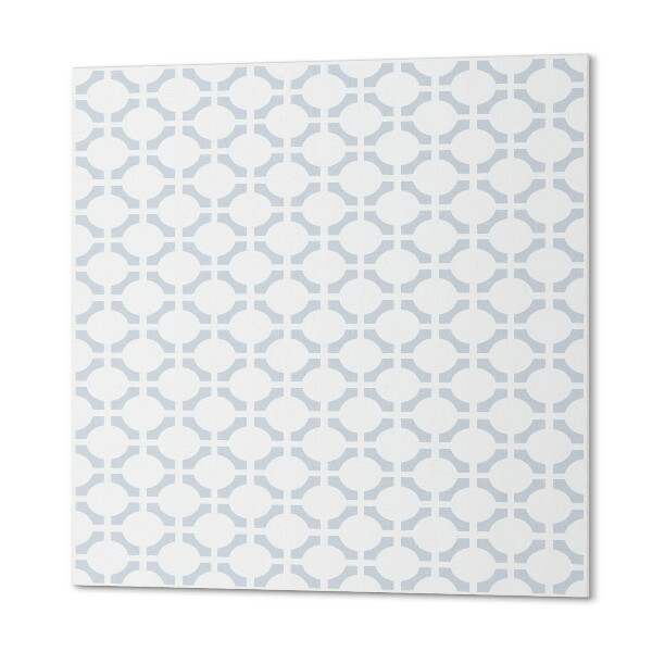 Self adhesive vinyl floor tiles Oval motif in a geometric style