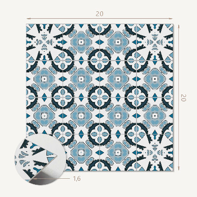 Vinyl tiles Abstract tiled motif