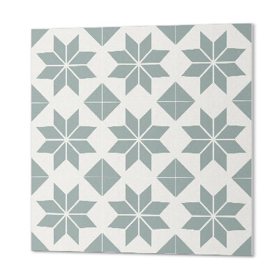 Vinyl tiles Geometric floral patterns