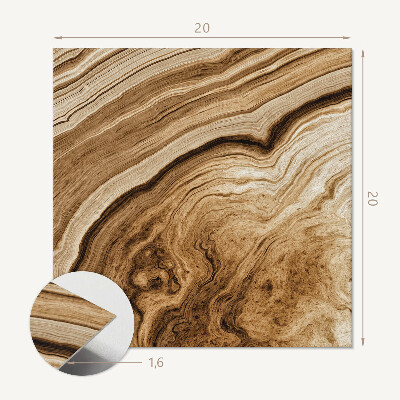 Pvc wall panels Wooden organic motifs