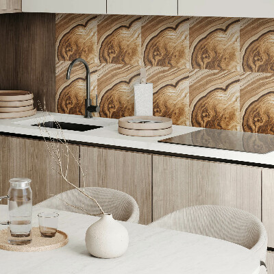 Pvc wall panels Wooden organic motifs