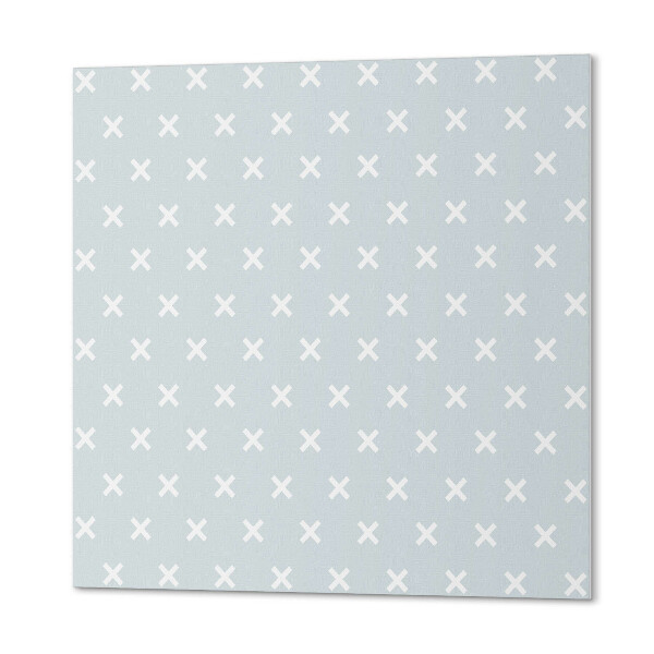 Self adhesive vinyl floor tiles Pattern with cross-stitch details