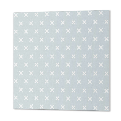 Self adhesive vinyl floor tiles Pattern with cross-stitch details