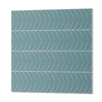 Pvc wall panels Rows of green leaves