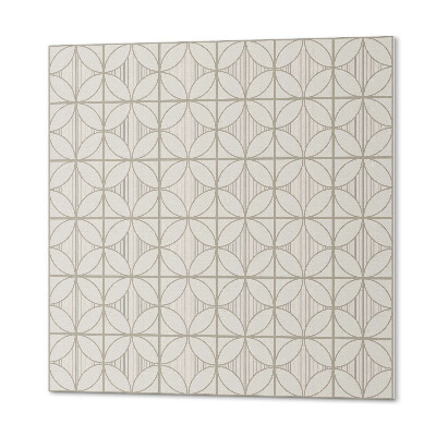 Vinyl tiles Geometry with circles in a modern version