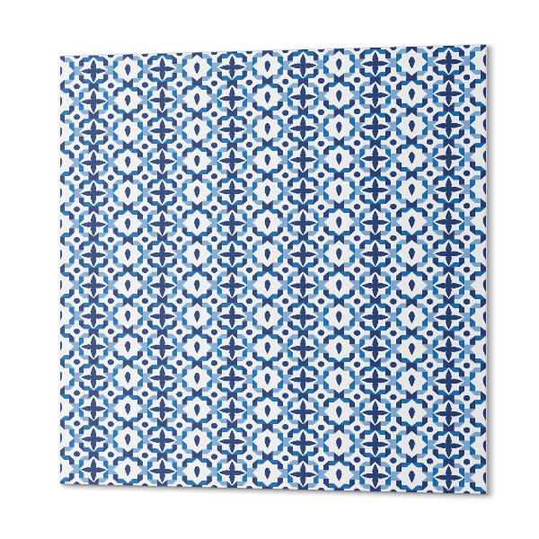 Self adhesive vinyl floor tiles Geometry in floral shapes