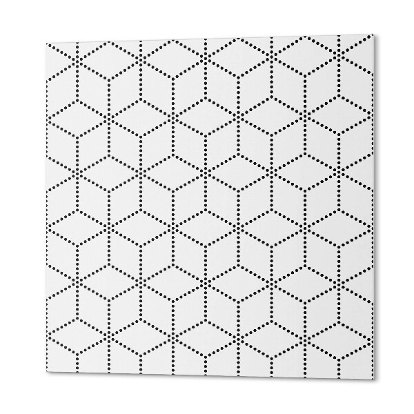 Vinyl tiles Hexagonal style dot pattern