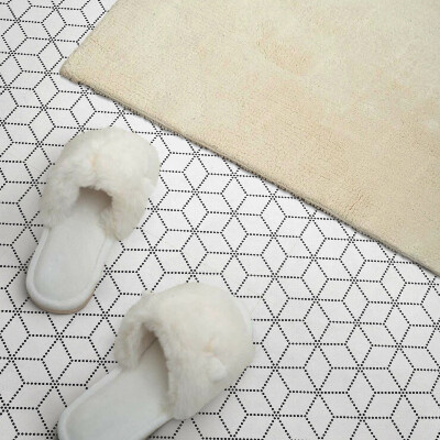 Vinyl tiles Hexagonal style dot pattern