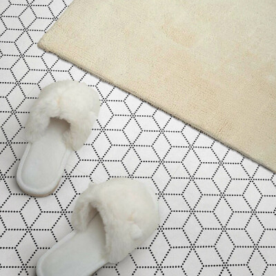 Vinyl tiles Hexagonal style dot pattern
