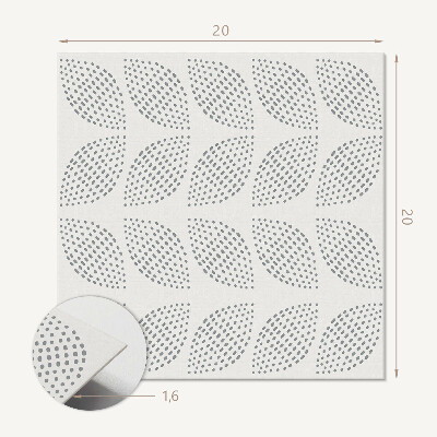Pvc wall panels Dotted leaf pattern