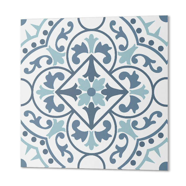 Self adhesive vinyl floor tiles Plant ornaments with a floral accent