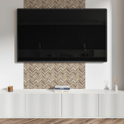Pvc wall panels Herringbone boards on a stylish background
