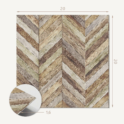 Pvc wall panels Herringbone boards on a stylish background