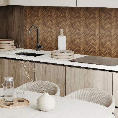 Vinyl tiles Herringbone board motif