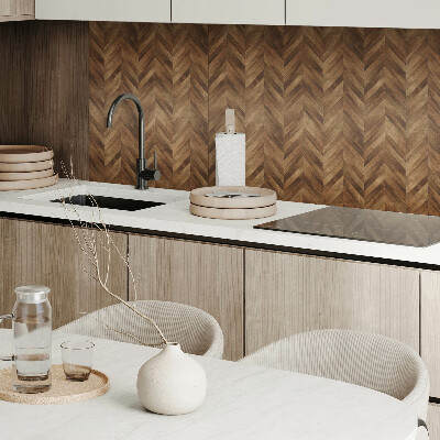 Vinyl tiles Herringbone board motif