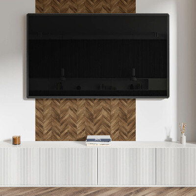 Vinyl tiles Herringbone board motif