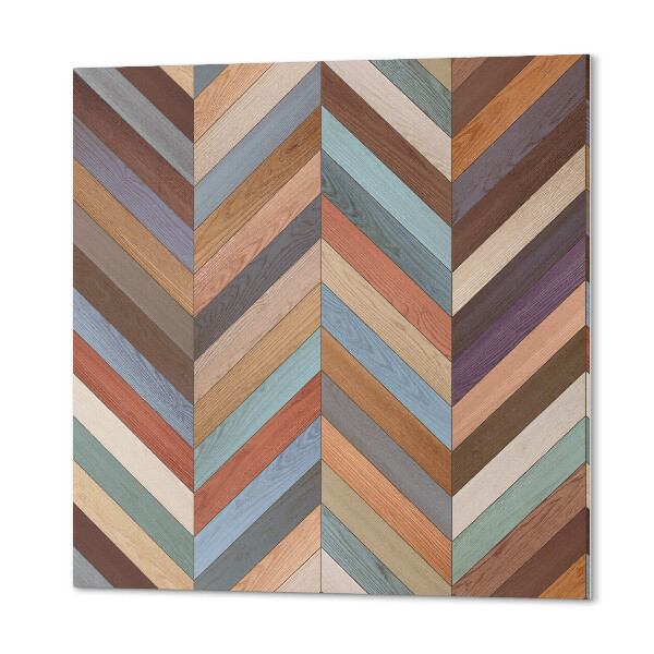Pvc wall panels Wooden herringbone in an elegant version