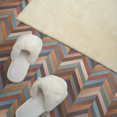 Pvc wall panels Wooden herringbone in an elegant version