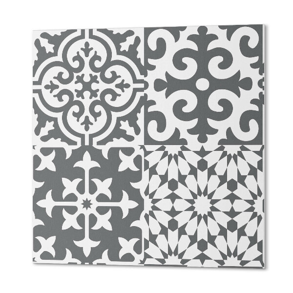 Vinyl tiles Decorative motifs on tiles