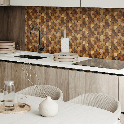 Vinyl tiles Geometry in the shape of natural wood