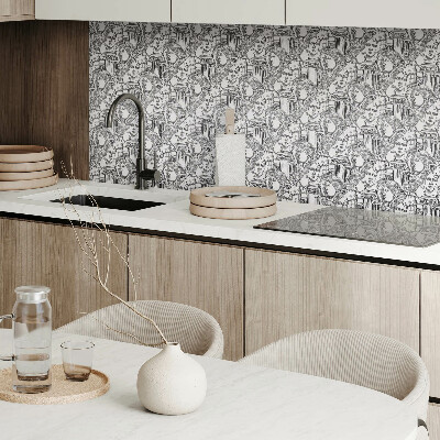 Pvc wall panels Motif with traditional carvings