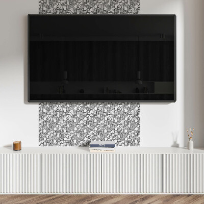 Pvc wall panels Motif with traditional carvings