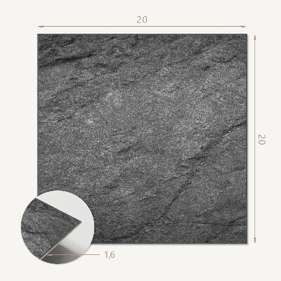 Vinyl tiles Rock motif in a natural style