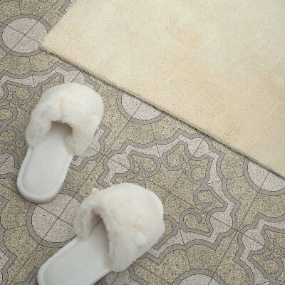Self adhesive vinyl floor tiles Ornamental mosaic in the style