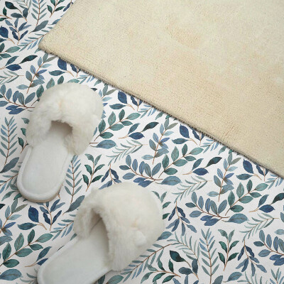 Vinyl tiles Background with a leaf pattern