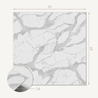Vinyl tiles Stylish marble pattern with subtle veining