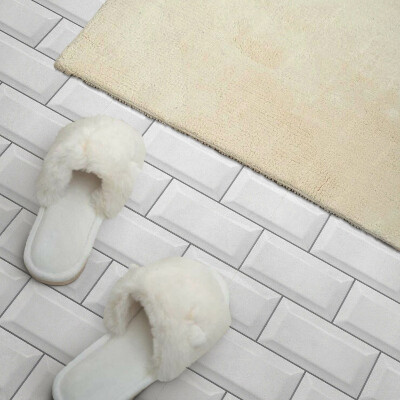 Self adhesive vinyl floor tiles Brick pattern in an elegant version